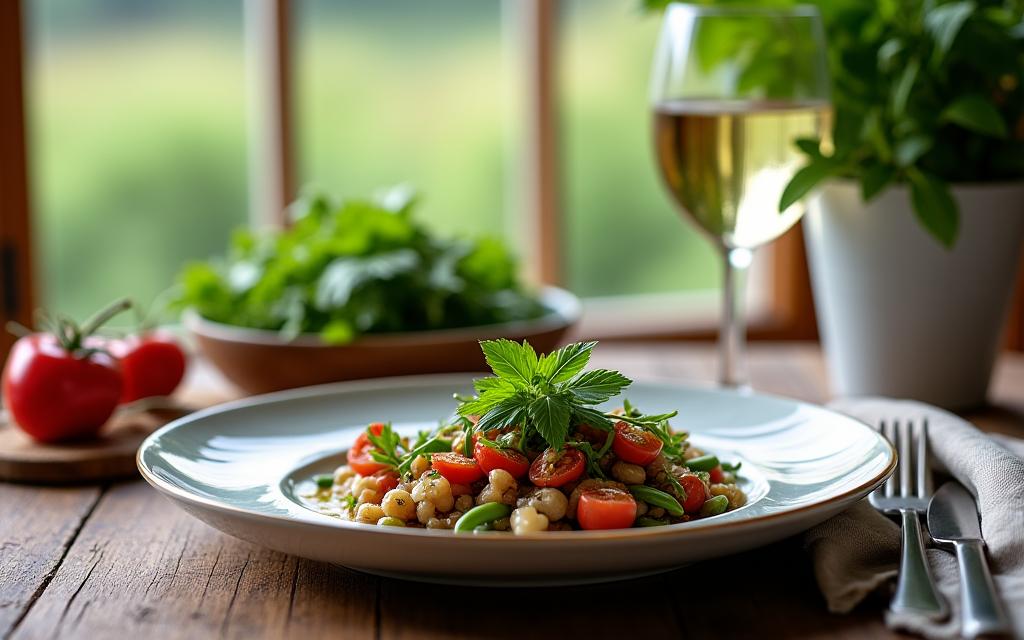 Farm-to-table dining experience in Irish countryside